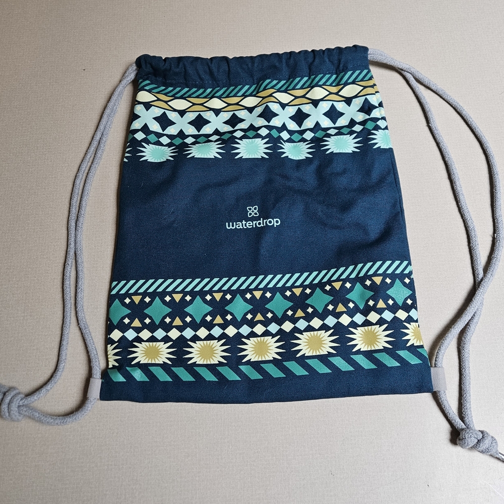 Waterdrop Patterned Drawstring Bag 2023